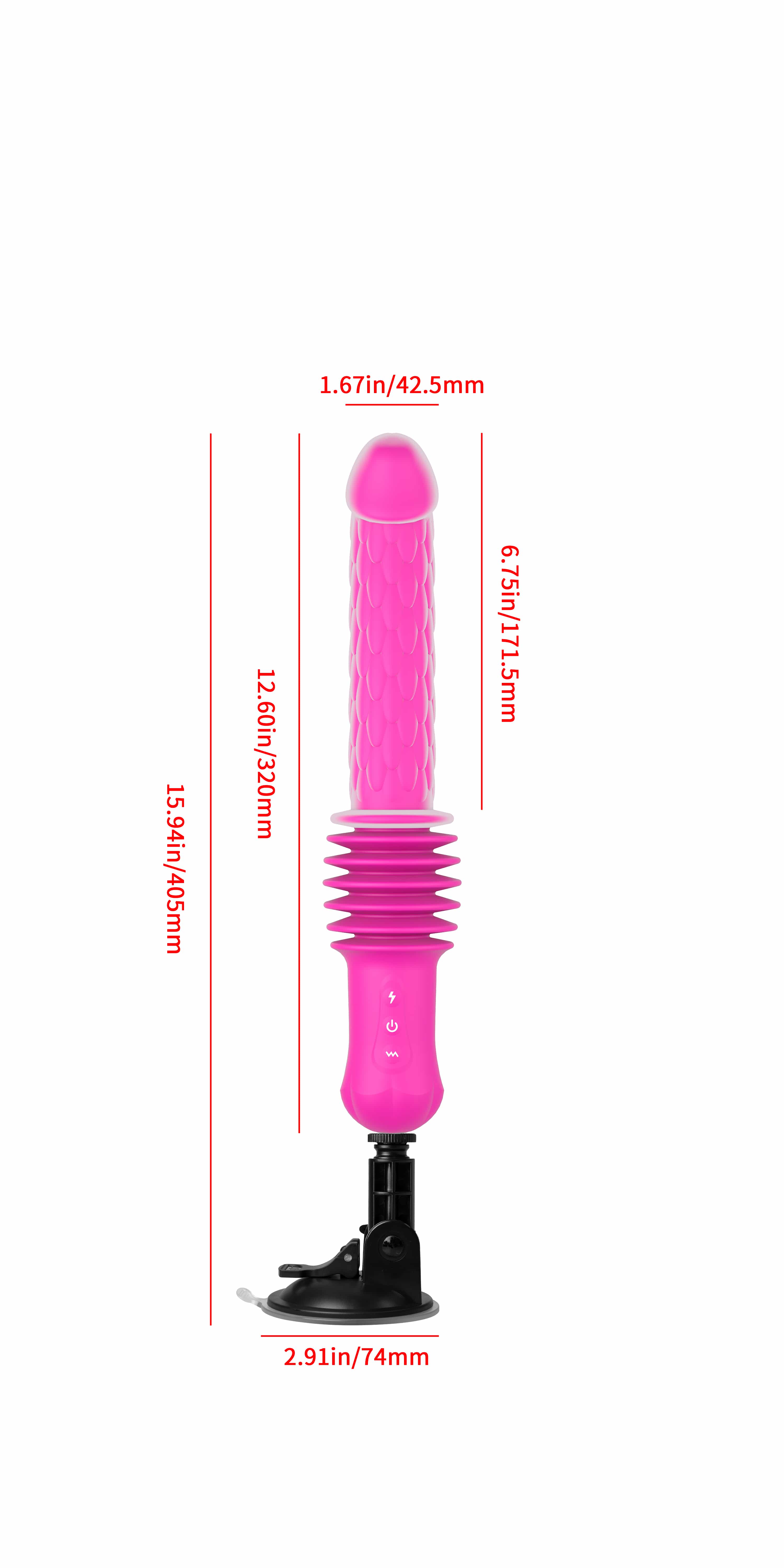 Dragon Scale Thrusting Vibrator