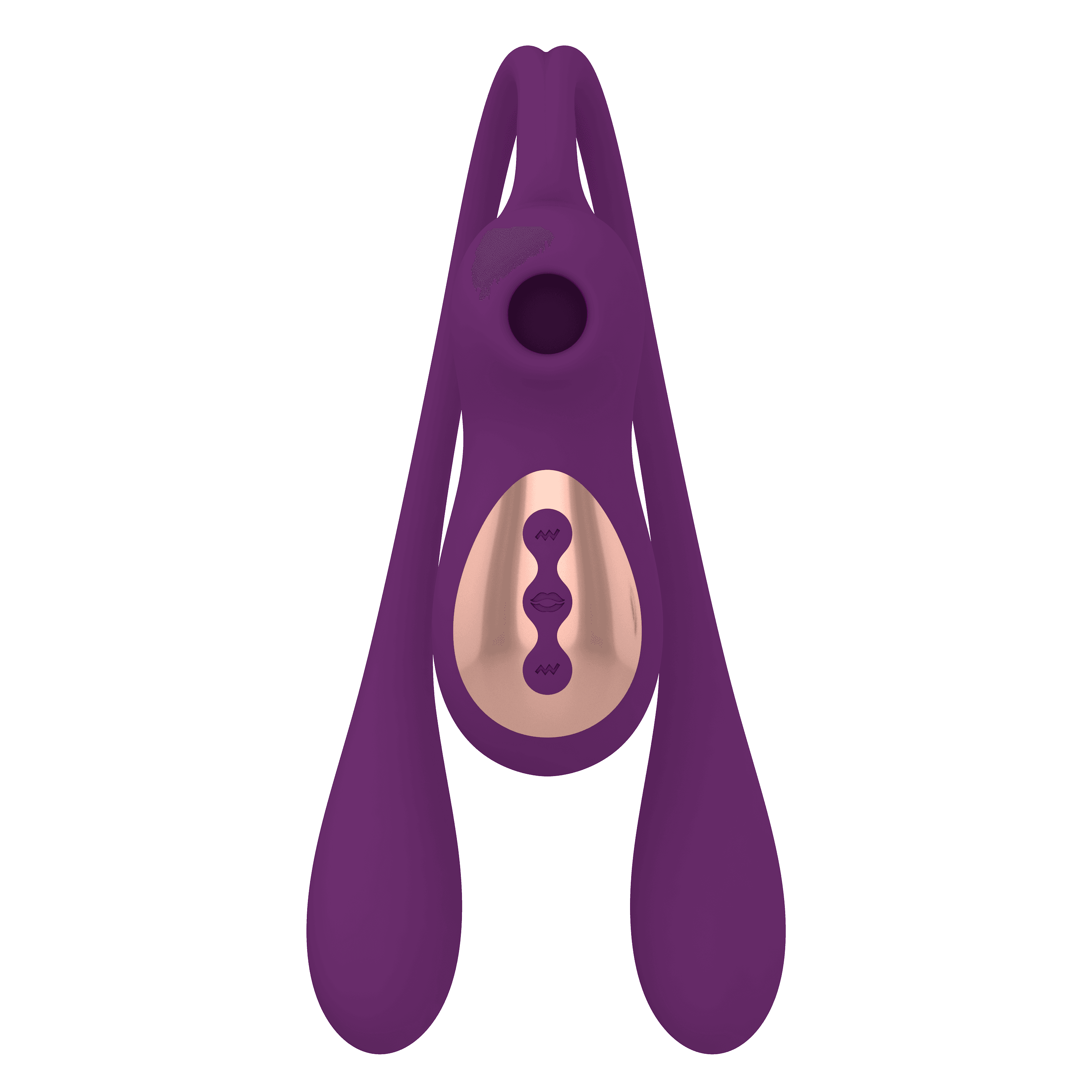 Purple Bunny Clitoral Stimulator — Three Contact Points