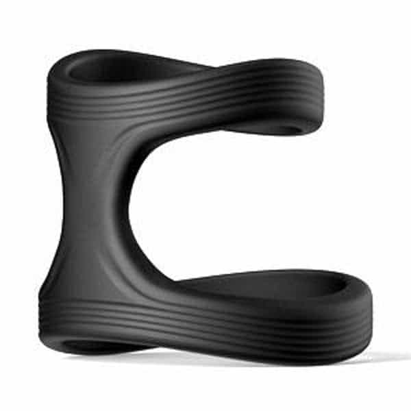 Double Stimulation Ring with Extended Neck