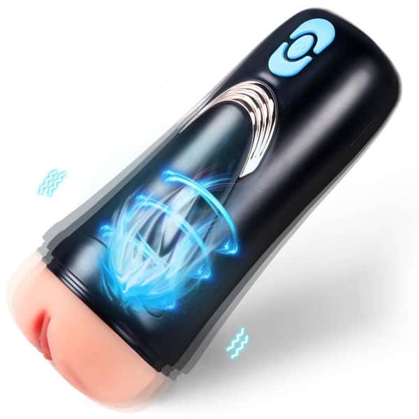 Cup Vaginale Douce Masturbateur Vibrant avec 10 Modes