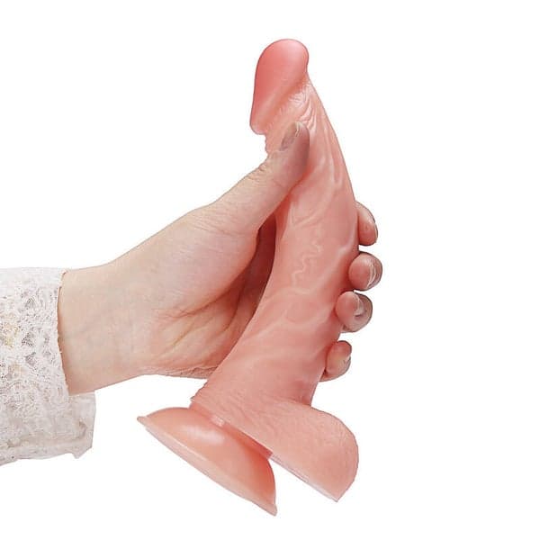Realistic 20cm Curved Dildo - 6