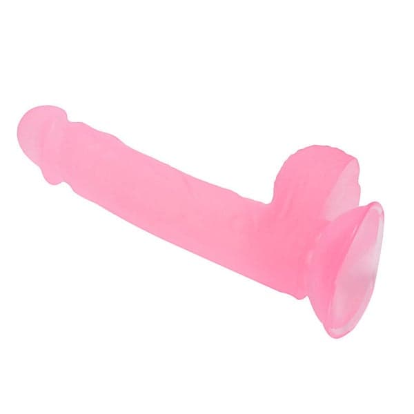 Realistic Pink 20cm Dildo - 4