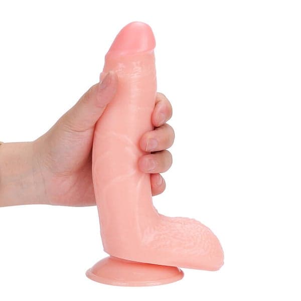 Realistic 23.5cm Curved Dildo - 5