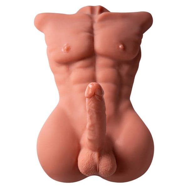 Lifelike 8.8kg Muscular Male Torso for Women - 1
