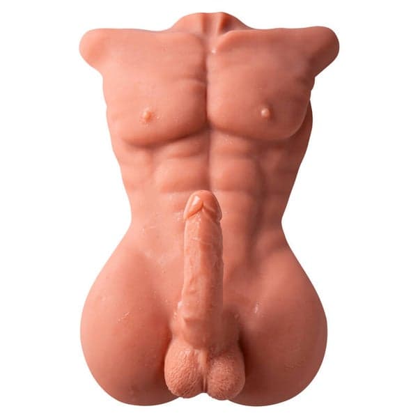 Lifelike 8.8kg Muscular Male Torso for Women - 5