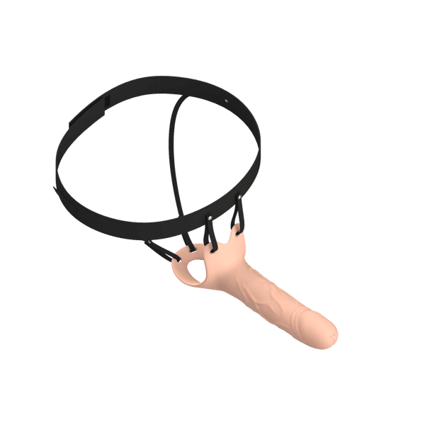 Realistic Wearable Penis Extender with Vibration & Remote Control - 7