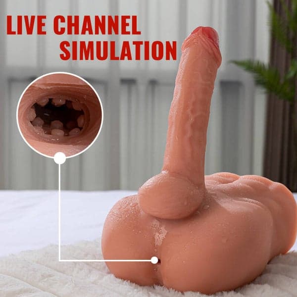 Realistic 2.6kg Mini Male Penis Simulator - 3