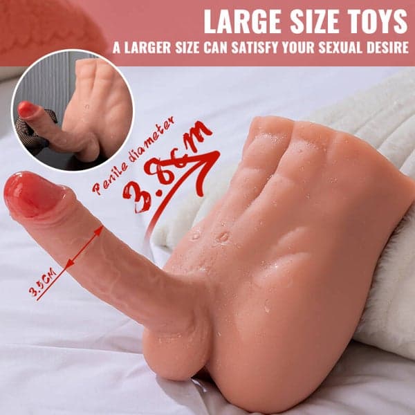 Realistic 2.6kg Mini Male Penis Simulator - 7