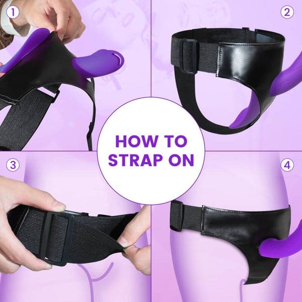 Realistic Strapless Strap-On Vibrator for Couples — Remote Controlled - 5