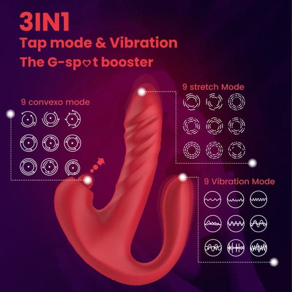 3-in-1 TripleSensation — Simultaneous Clitoral, G-Spot & Anal Stimulation - 8