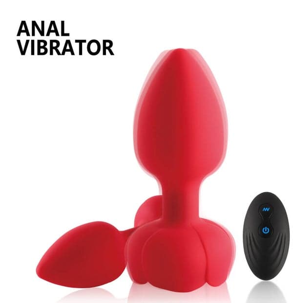 Light-Up Anal Plug with Remote Control — Soft Silicone - 4