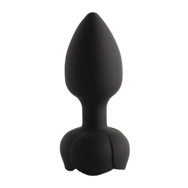 Light-Up Anal Plug with Remote Control — Soft Silicone - 1