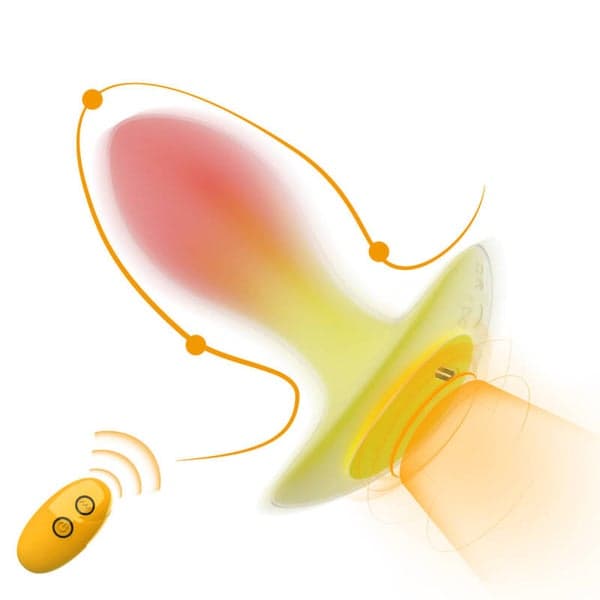 Quiet & Waterproof Anal Vibrator with Remote Control - 7