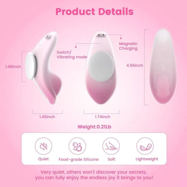 Wearable Discreet Vibrating Cushion Vibrator for Women - 8