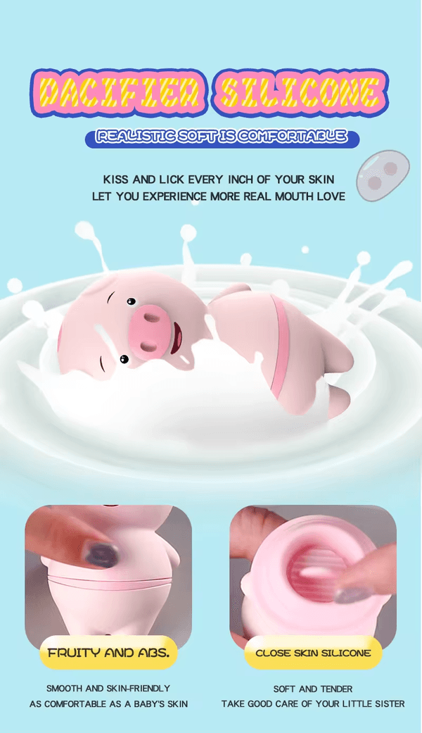 Cute Piggy Tongue Vibrator — Playful & Powerful Pleasure - 6