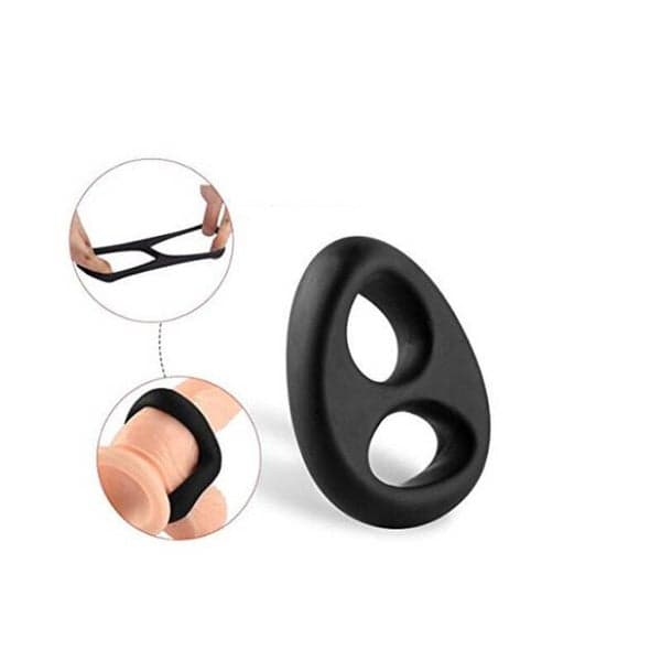 Soft Liquid Silicone Cock Ring — Against Premature Ejaculation - 2