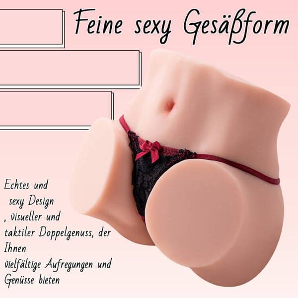 Realistic 2.3kg Women's Full Hips Torso - 4