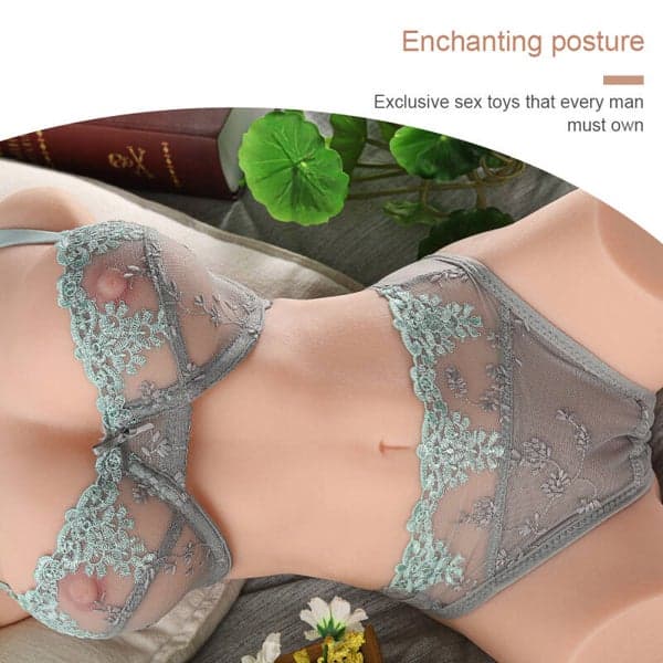 Realistic 3.5kg Sex Doll Dual Channel Masturbator - 8