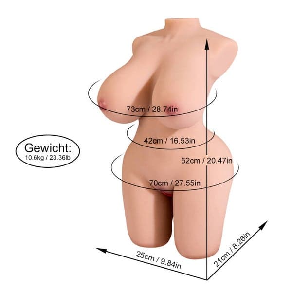 Hyperrealistic 11.2kg Sex Doll with Full Curves & Lifelike Details - 6