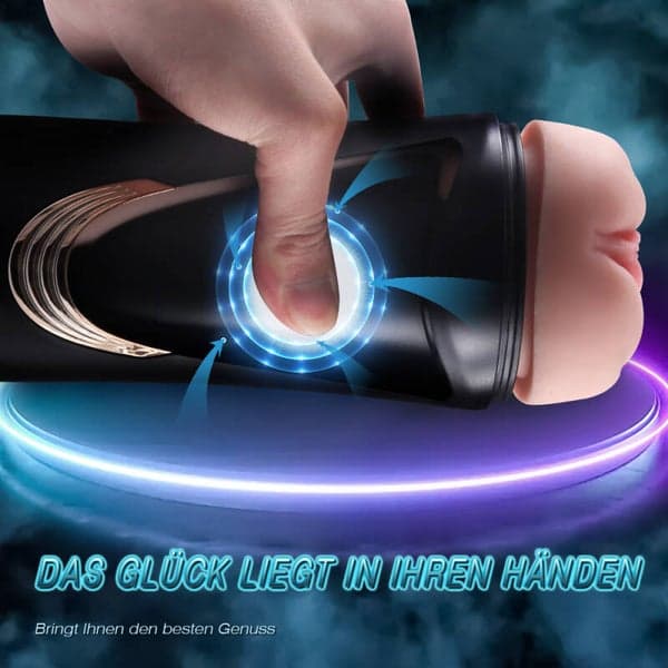 Soft Vagina Cup Vibrating Masturbator — 10 Modes - 3