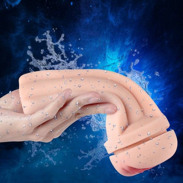 Realistic Vibrating Vagina Cup Masturbator - 2