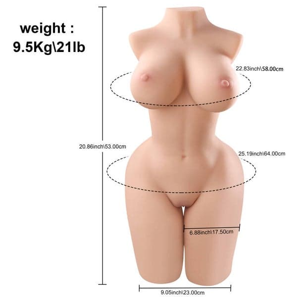 Realistic 9.5kg Sex Doll — Full Poseability - 8