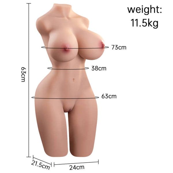 Realistic 13kg Sex Doll — 3D Titanium Skeleton - 3