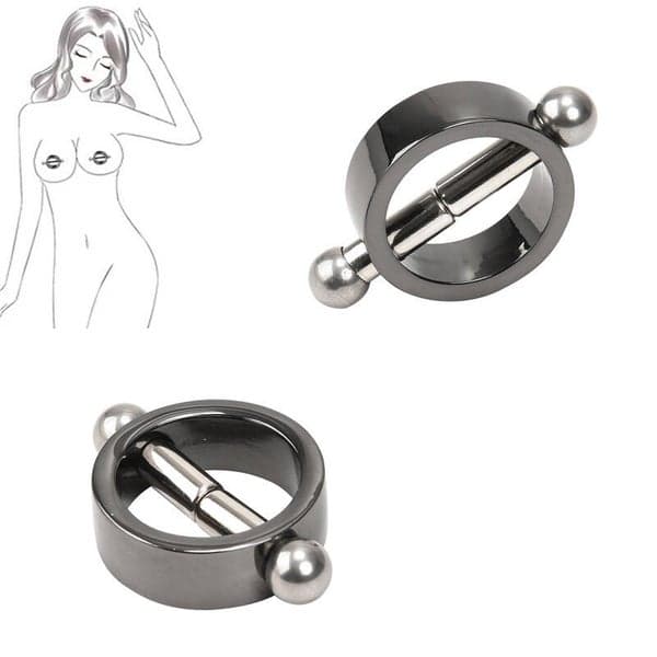 Metal Nipple Clamps — Stainless Steel SM Stimulation - 3