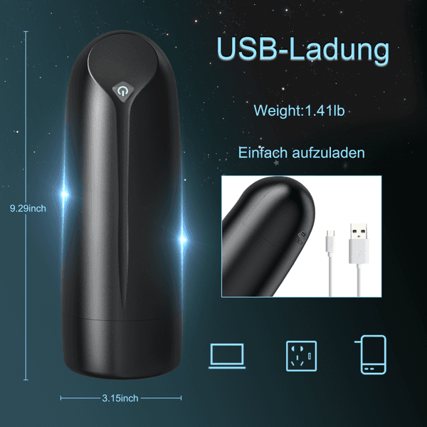 Multi-Function Masturbator Vagina Cup — 7 Vibration Modes - 2