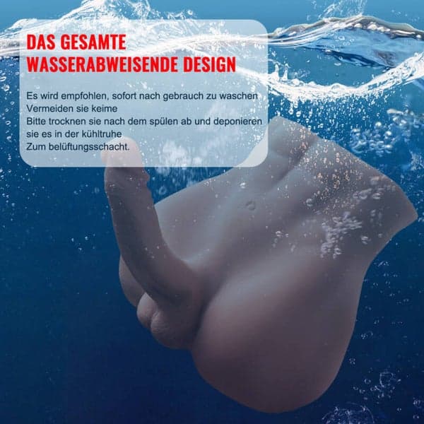 Male Half-Body 6kg Penis Simulator - 7
