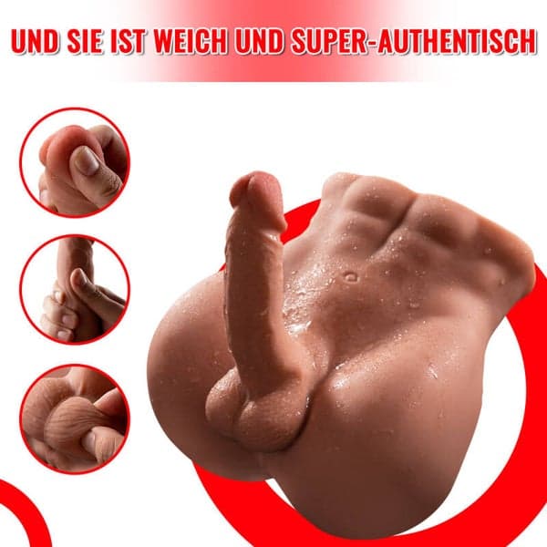 Male Half-Body 6kg Penis Simulator - 4