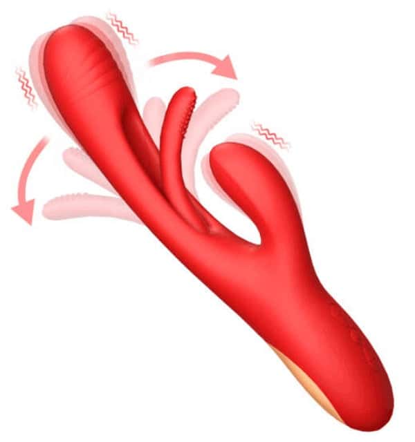 G-Wave Vibromasseur & Gode Point G et Clitoris Combinés