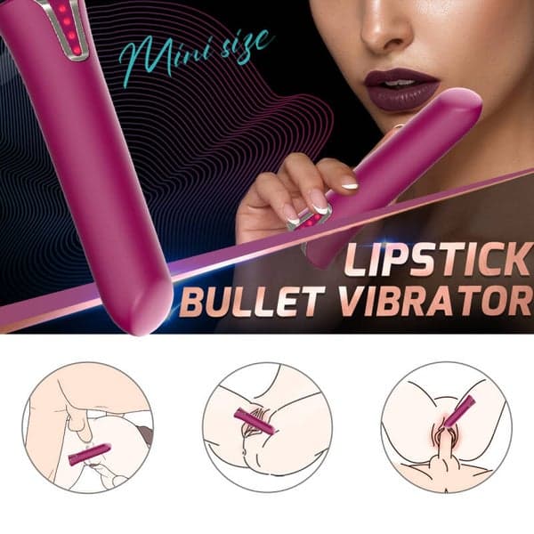 Lipstick Vibrator Set — 12-Mode Discreet Design - 2