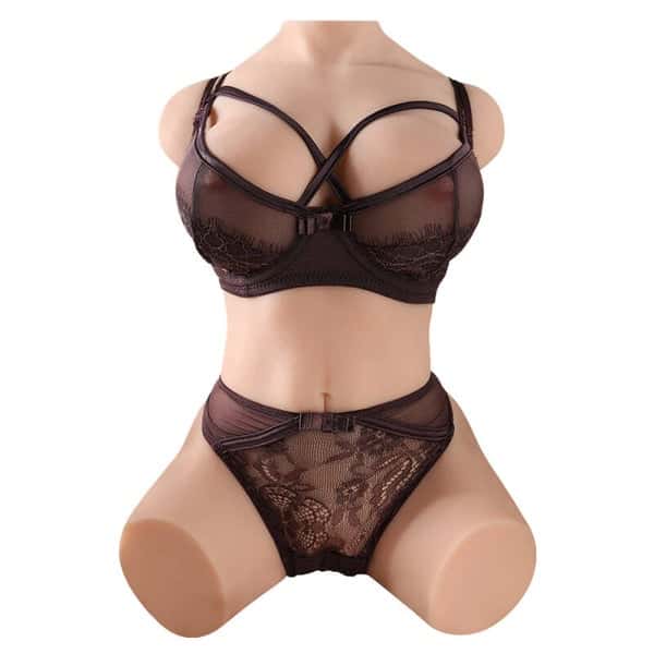 Poupée Sexuelle Réaliste 3,5 kg Masturbateur Double Canal Peau Réaliste Double Stimulation